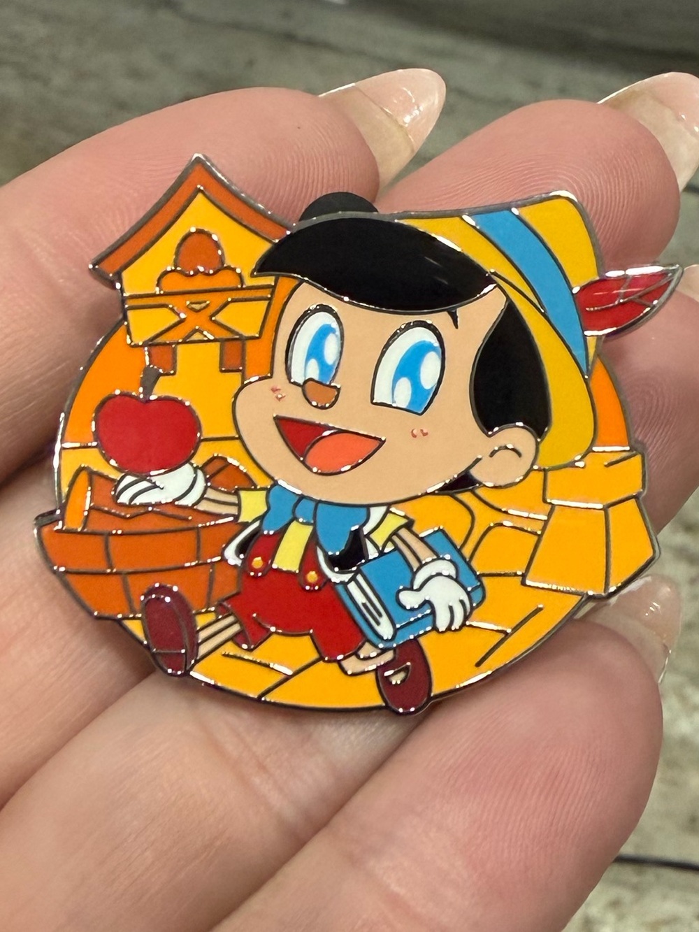 Animated Cuties Disney Pin - Pinocchio